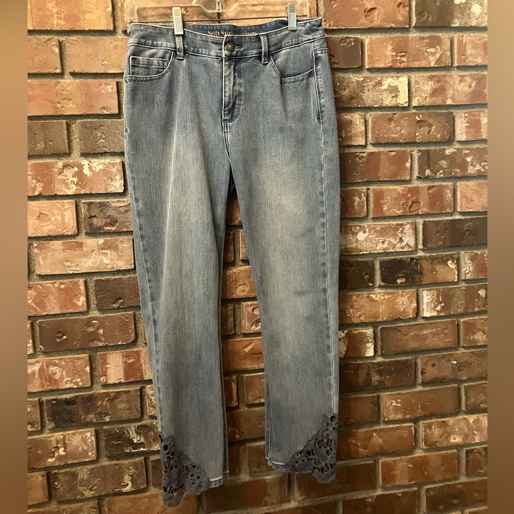 Soft Surroundings crop jeans, size 6P